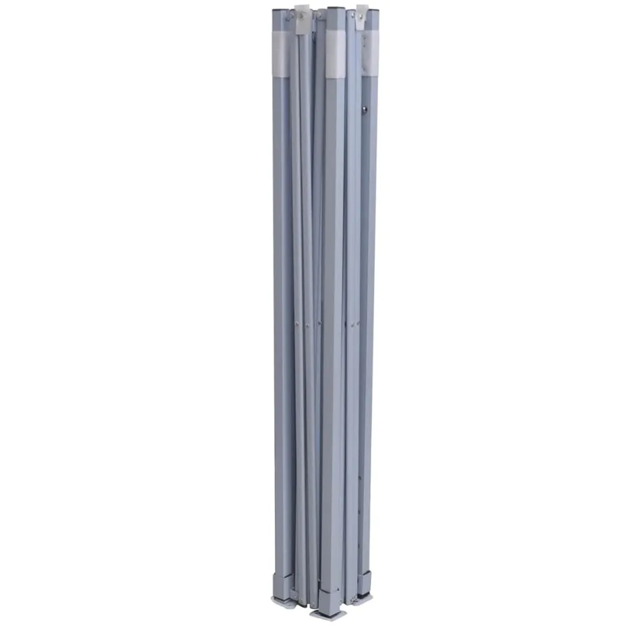 Tente de réception pliable avec 4 parois 2x2 m Acier Bleu - 10