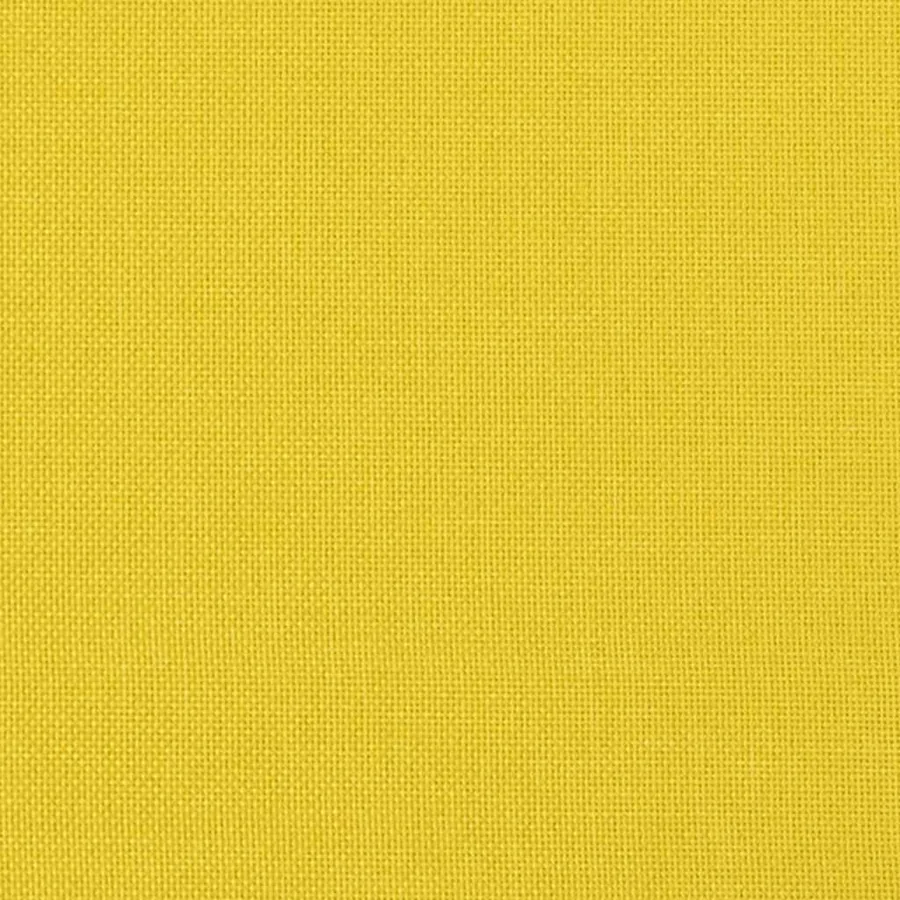 Canapé à 2 places Jaune clair 140 cm Tissu - 7
