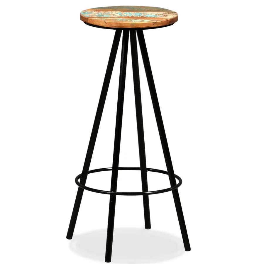 Ensemble de bar 9 pcs Bois d'acacia et de récupération massif - 14