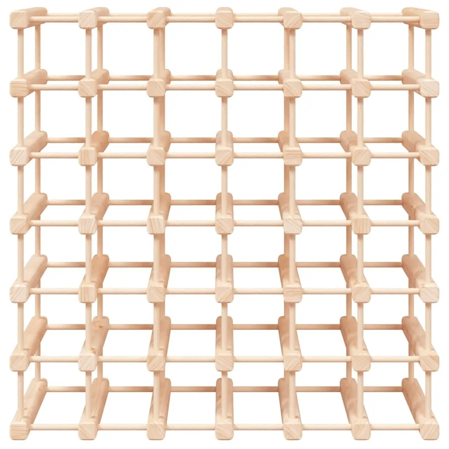 Casier à vin pour 42 bouteilles 68,5x23x68,5 cm pin massif - 3