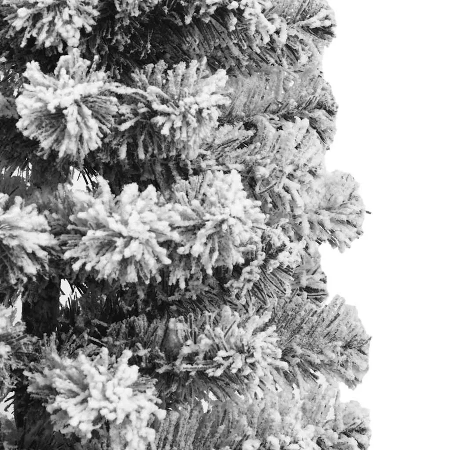 Sapin de Noël artificiel à charnières avec neige floquée 150 cm - 5