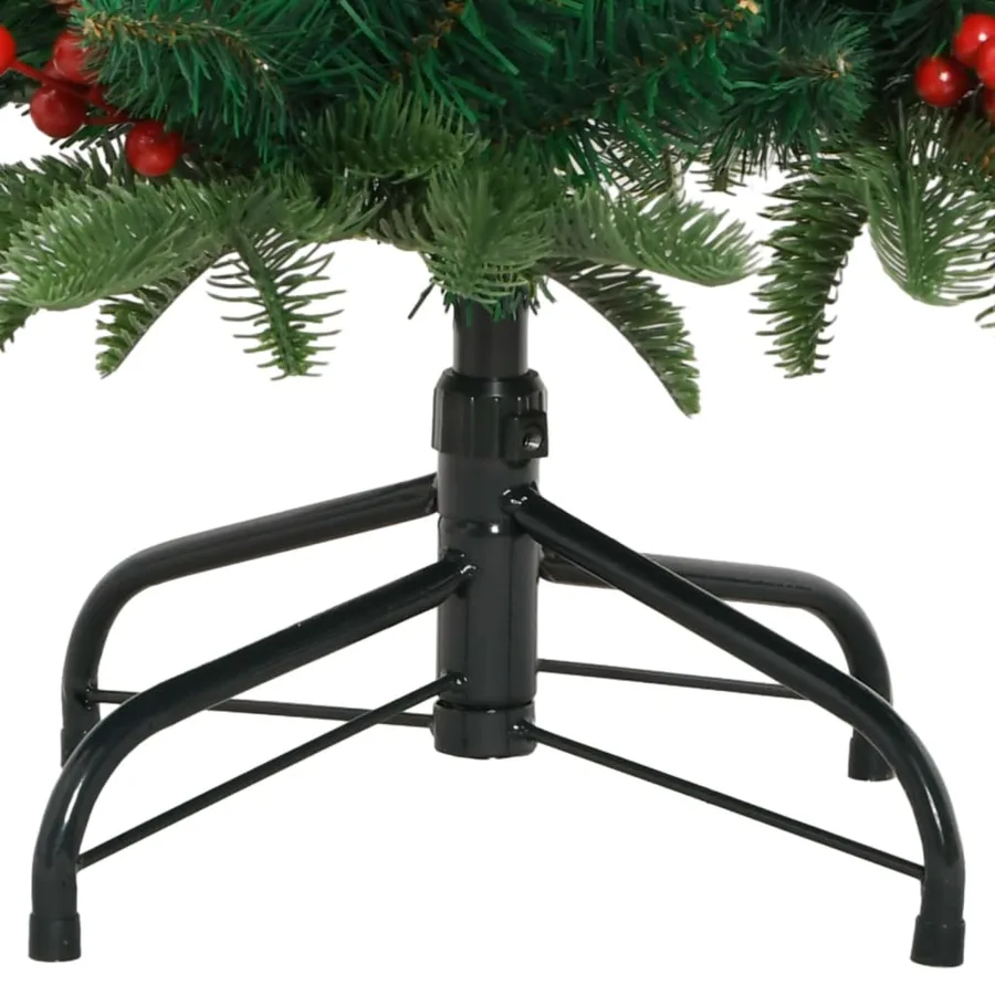 Sapin de Noël artificiel avec pommes de pin et baies 150 cm - 6