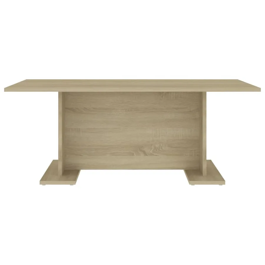 Table basse chêne sonoma 103,5x60x40 cm bois d'ingénierie - 4