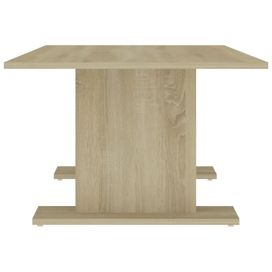 Table basse chêne sonoma 103,5x60x40 cm bois d'ingénierie - 5
