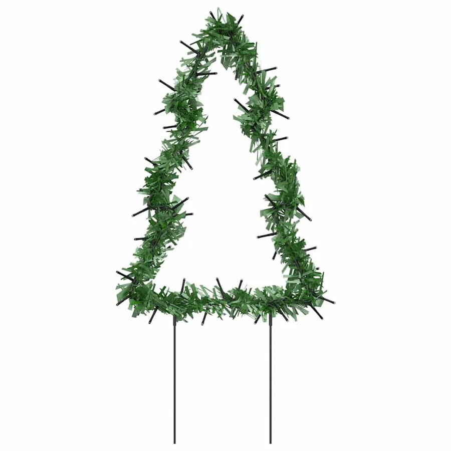 Décoration lumineuse arbre de Noël piquets 3 pcs 50 LED 30 cm - 3