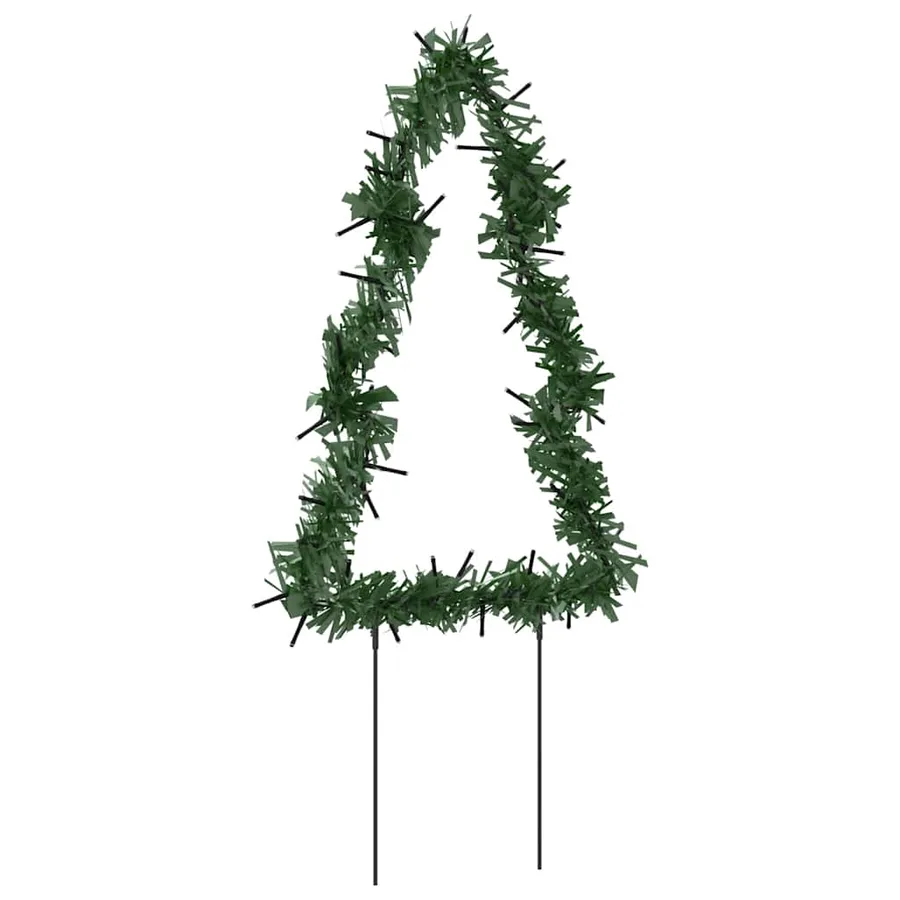 Décoration lumineuse arbre de Noël piquets 3 pcs 50 LED 30 cm - 8