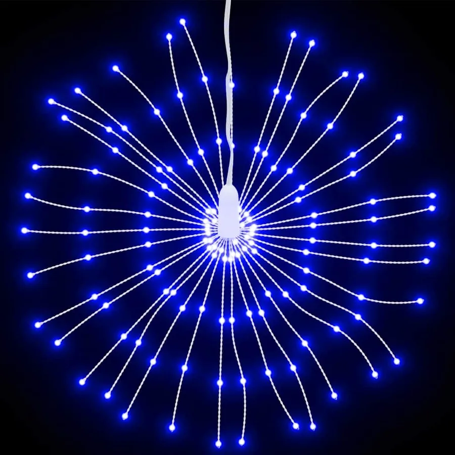 Étoile rayonnante de Noël 140 LED bleu 17 cm - 3