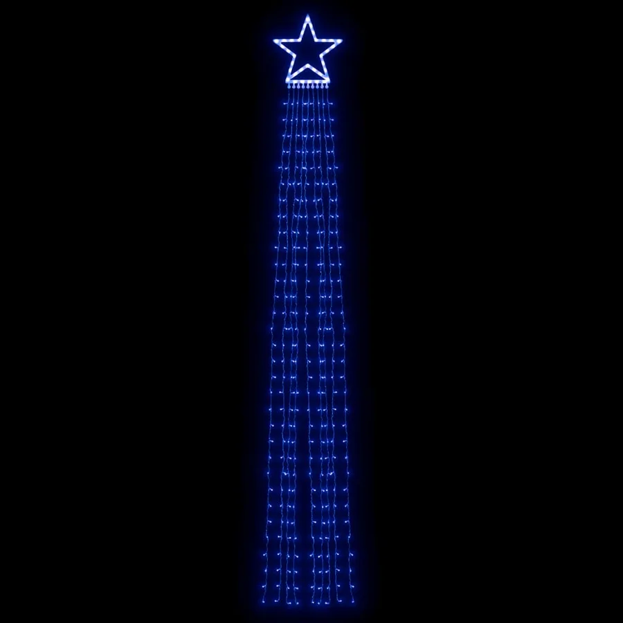 Guirlande de sapin de Noël 320 LED bleu 375 cm - 3