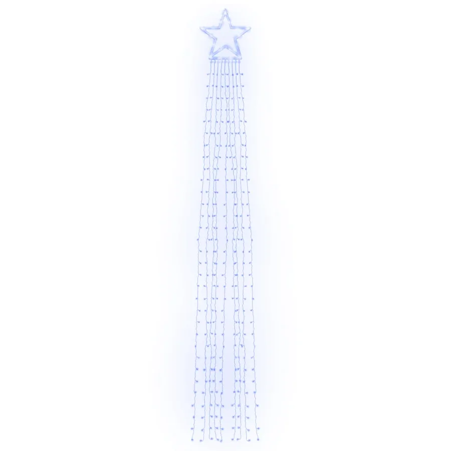 Guirlande de sapin de Noël 320 LED bleu 375 cm - 4