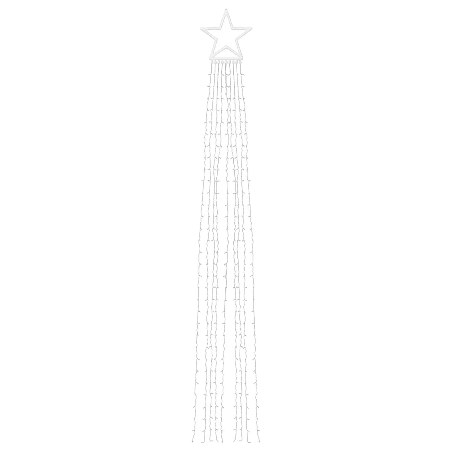 Guirlande de sapin de Noël 320 LED bleu 375 cm - 5