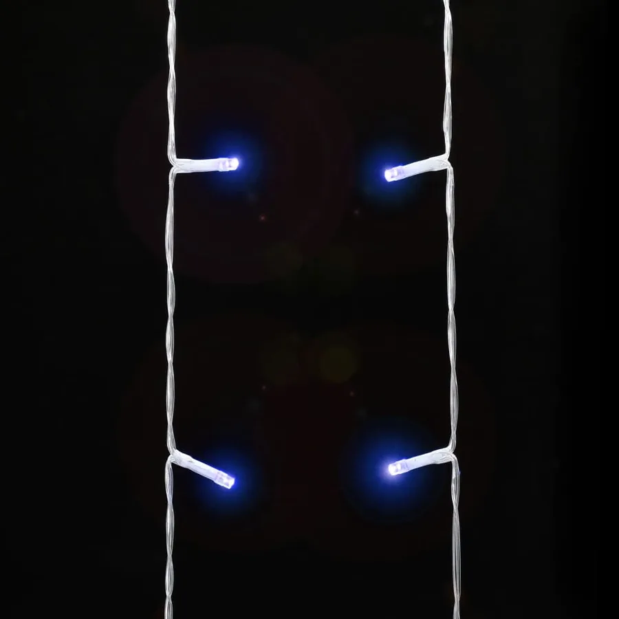 Guirlande de sapin de Noël 320 LED bleu 375 cm - 6