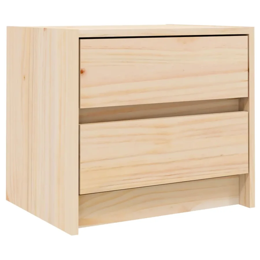 Tables de chevet 2 pcs 40x31x35,5 cm bois de pin massif - 5