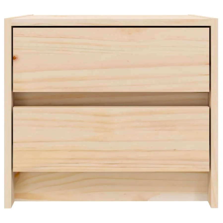 Tables de chevet 2 pcs 40x31x35,5 cm bois de pin massif - 6