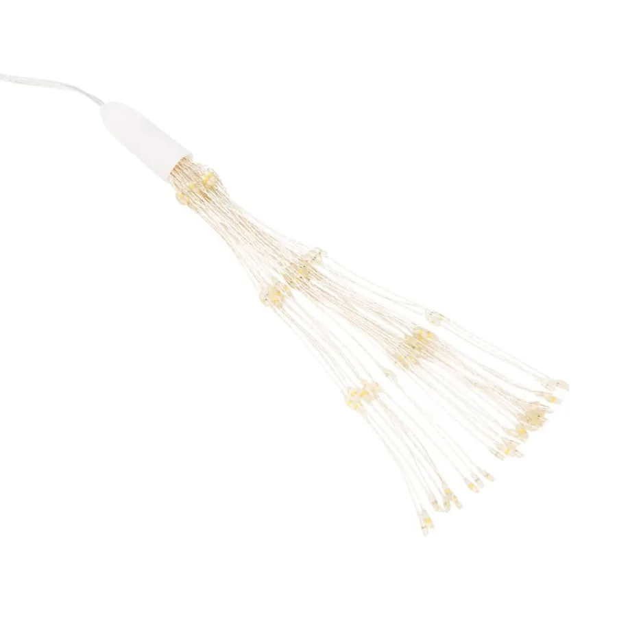 Étoile rayonnante de Noël 140 LED 2 pcs blanc chaud 17 cm - 6