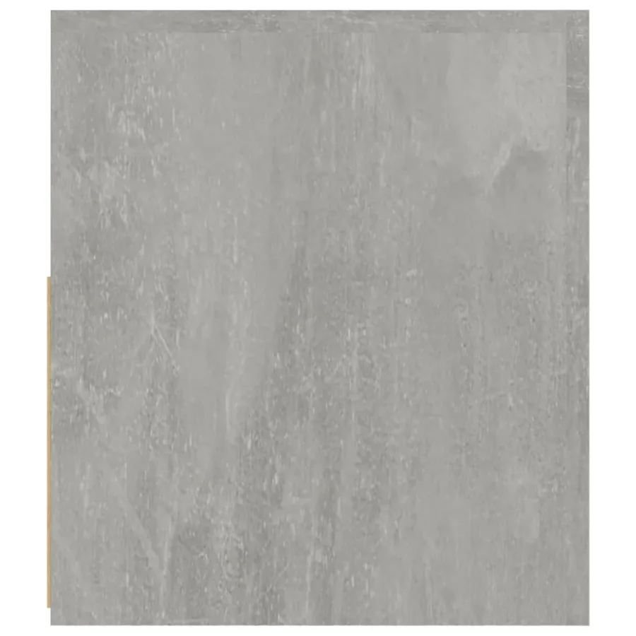 Tables de chevet 2 pcs avec LED Gris béton 60x35x40 cm - 6