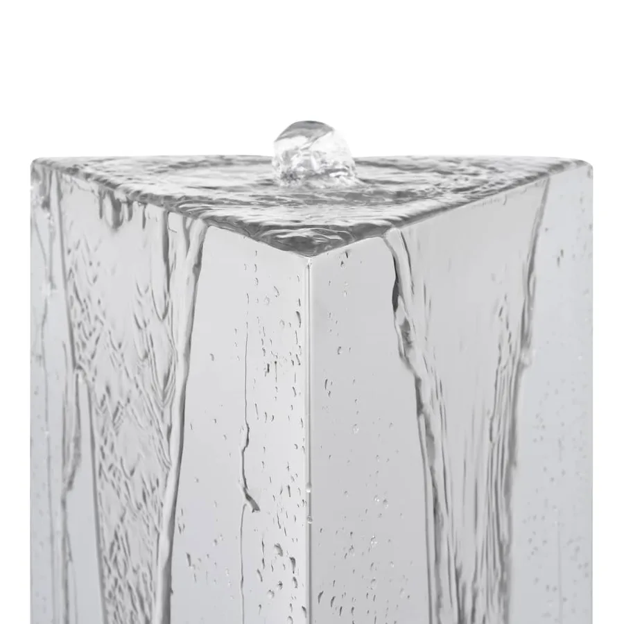 Fontaine de jardin et pompe Acier inoxydable 76 cm Triangulaire - 6