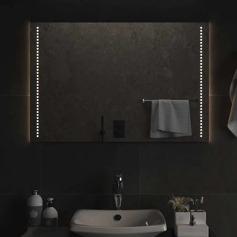 Miroir de salle de bain à LED 90x60 cm