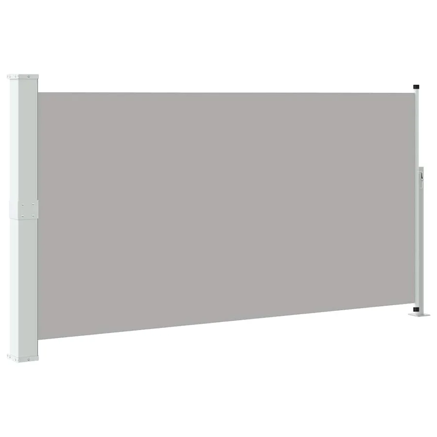 Auvent latéral rétractable de patio 160 x 300 cm Gris - 2