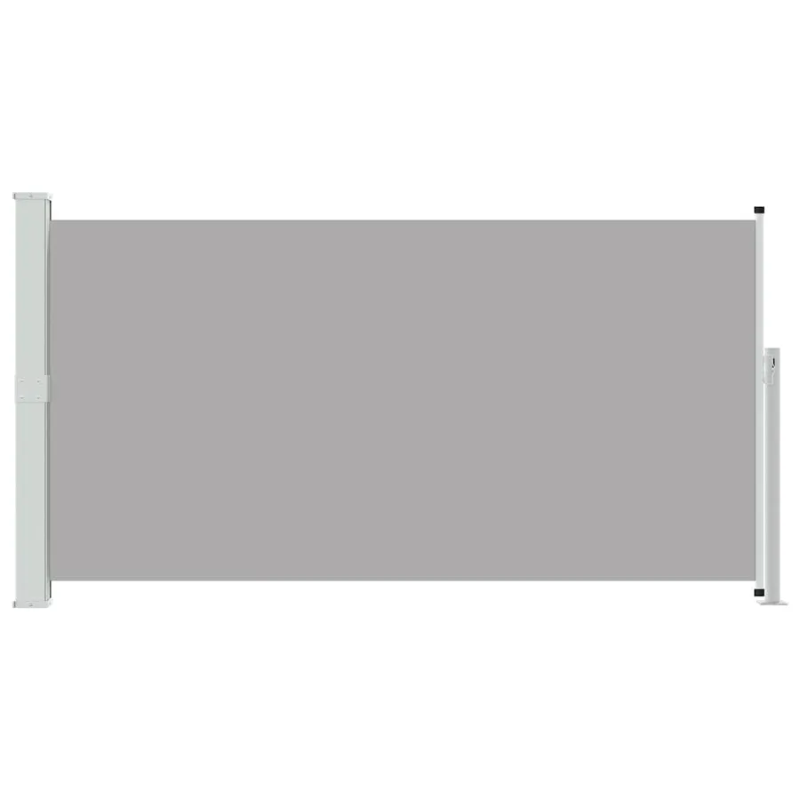 Auvent latéral rétractable de patio 160 x 300 cm Gris - 4
