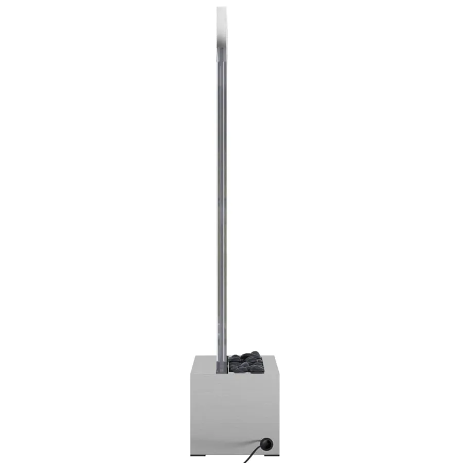 Colonne à bulles avec LED RVB Inox et acrylique 110 cm - 6