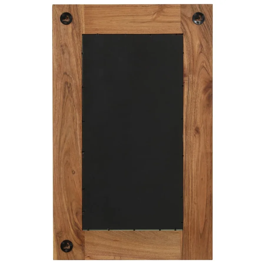 Miroir Bois d'acacia massif 50 x 80 cm - 5