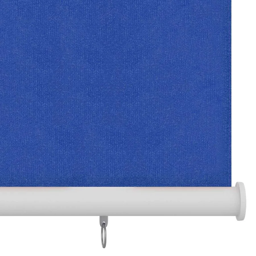 Store roulant d'extérieur 355 (l) x 230 (H) cm bleu HDPE - 3