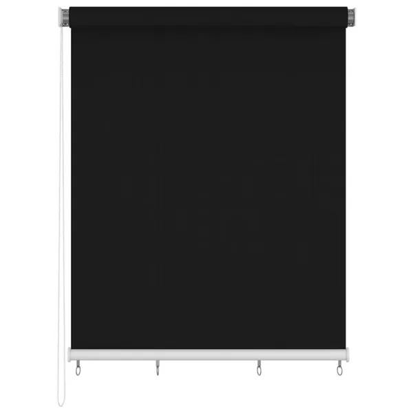 Store roulant d'extérieur 225 (l) x 230 (H) cm noir