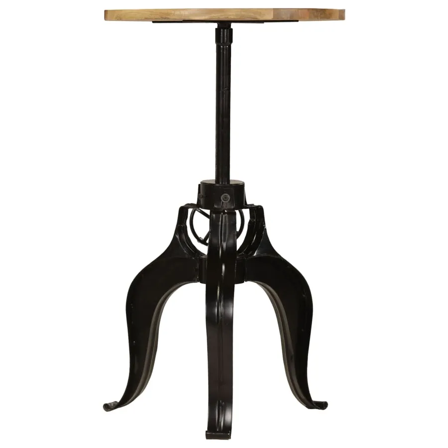 Table de bar Bois de manguier massif 60 x (76-110) cm - 2