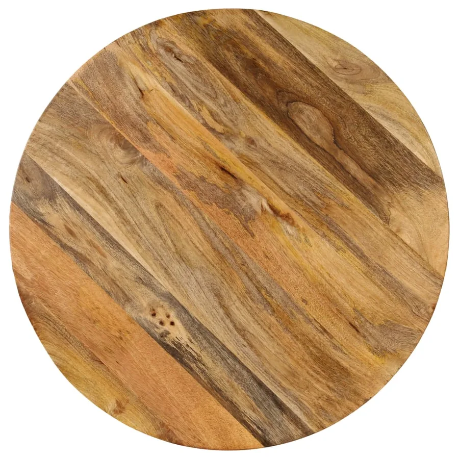 Table de bar Bois de manguier massif 60 x (76-110) cm - 6