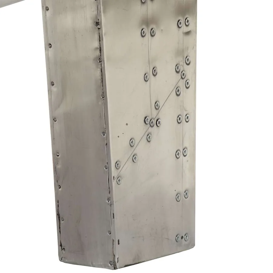 Table basse Aviator Style d'avion vintage Aluminium - 16