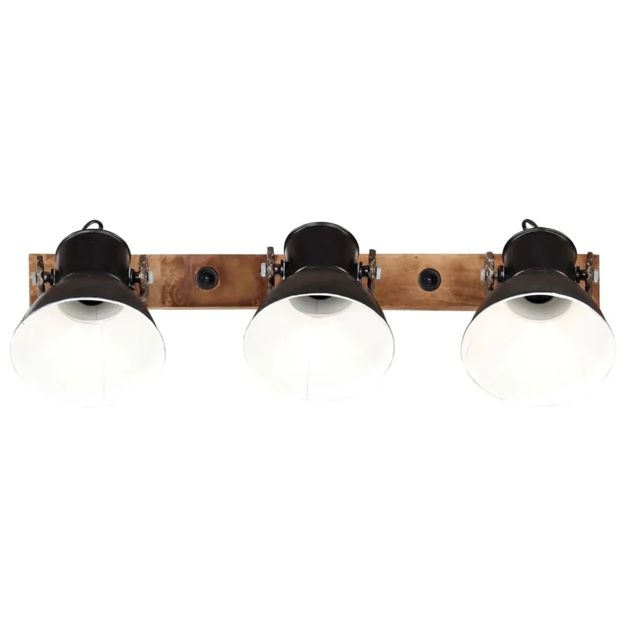 Lampe murale industrielle Noir 65x25 cm E27 - 3