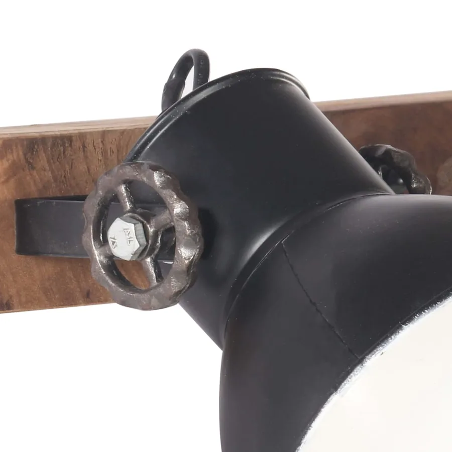 Lampe murale industrielle Noir 65x25 cm E27 - 6