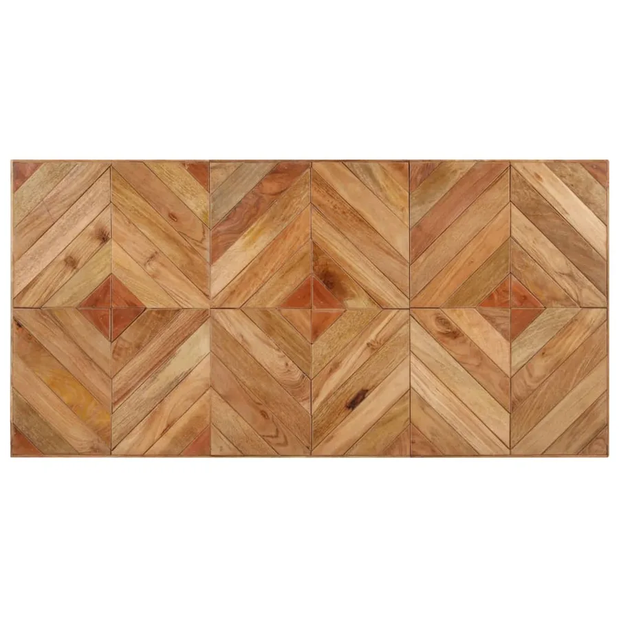 Table à manger 140x70x76 cm Bois massif d'acacia et de manguier - 3