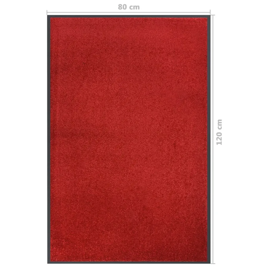 Paillasson Rouge 80x120 cm - 6