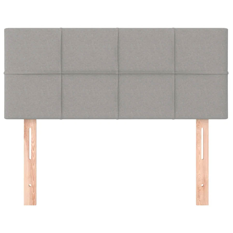 Tête de lit Gris clair 80x5x78/88 cm Tissu - 3
