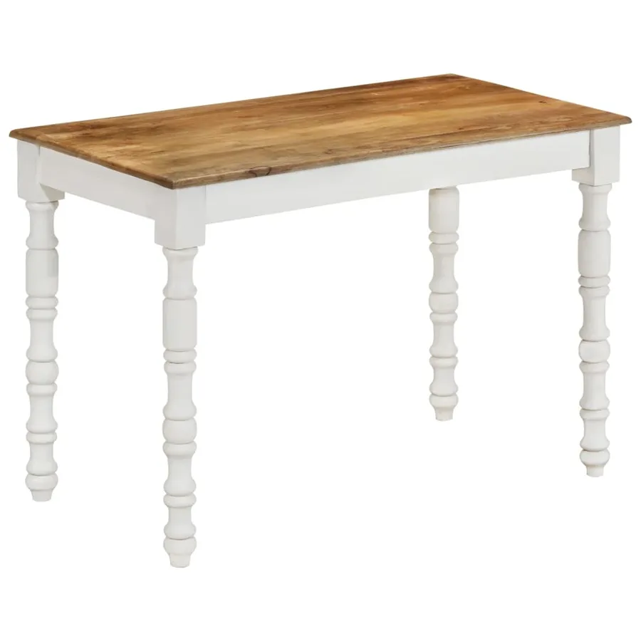 Table à dîner 110x60x76 cm Bois de manguier massif - 10