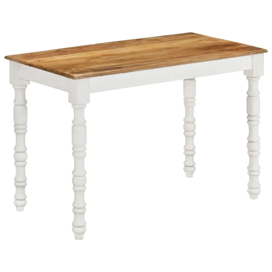 Table à dîner 110x60x76 cm Bois de manguier massif - 9