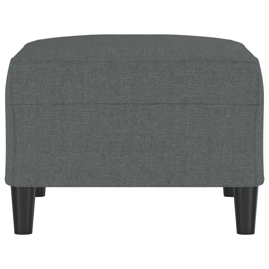 Repose-pied Gris foncé 70x55x41 cm Tissu - 4