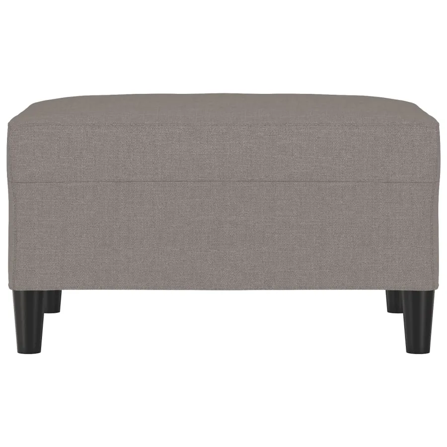 Repose-pied Taupe 70x55x41 cm Tissu - 3