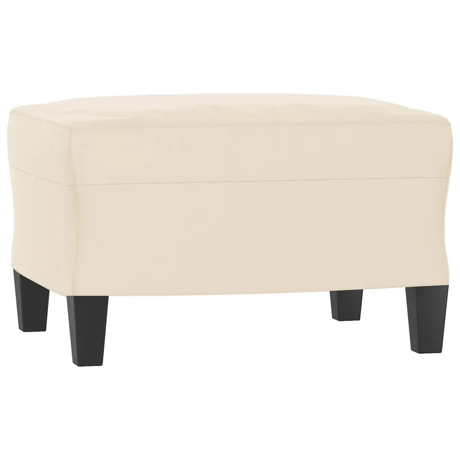 Repose-pied Beige 60x50x41 cm Tissu microfibre - 2