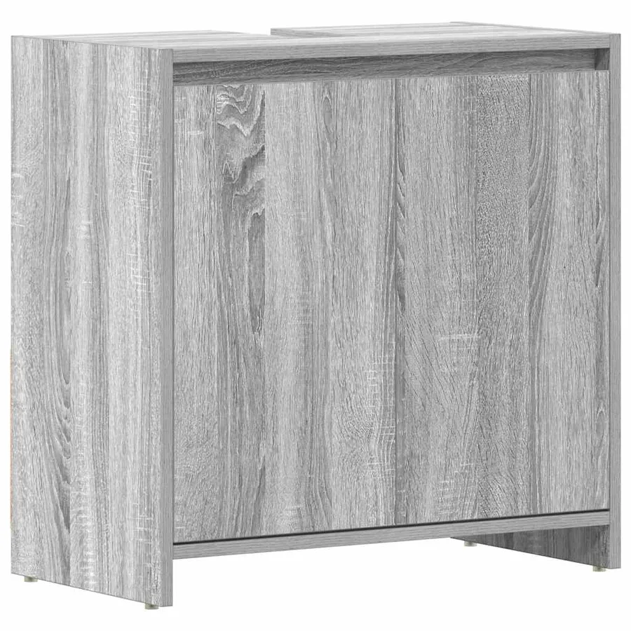 Armoire de bain Sonoma gris 60x33x61 cm Bois d'ingénierie - 2