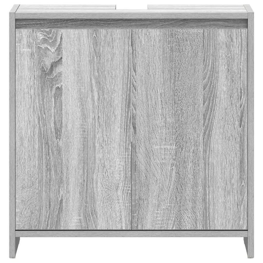 Armoire de bain Sonoma gris 60x33x61 cm Bois d'ingénierie - 6