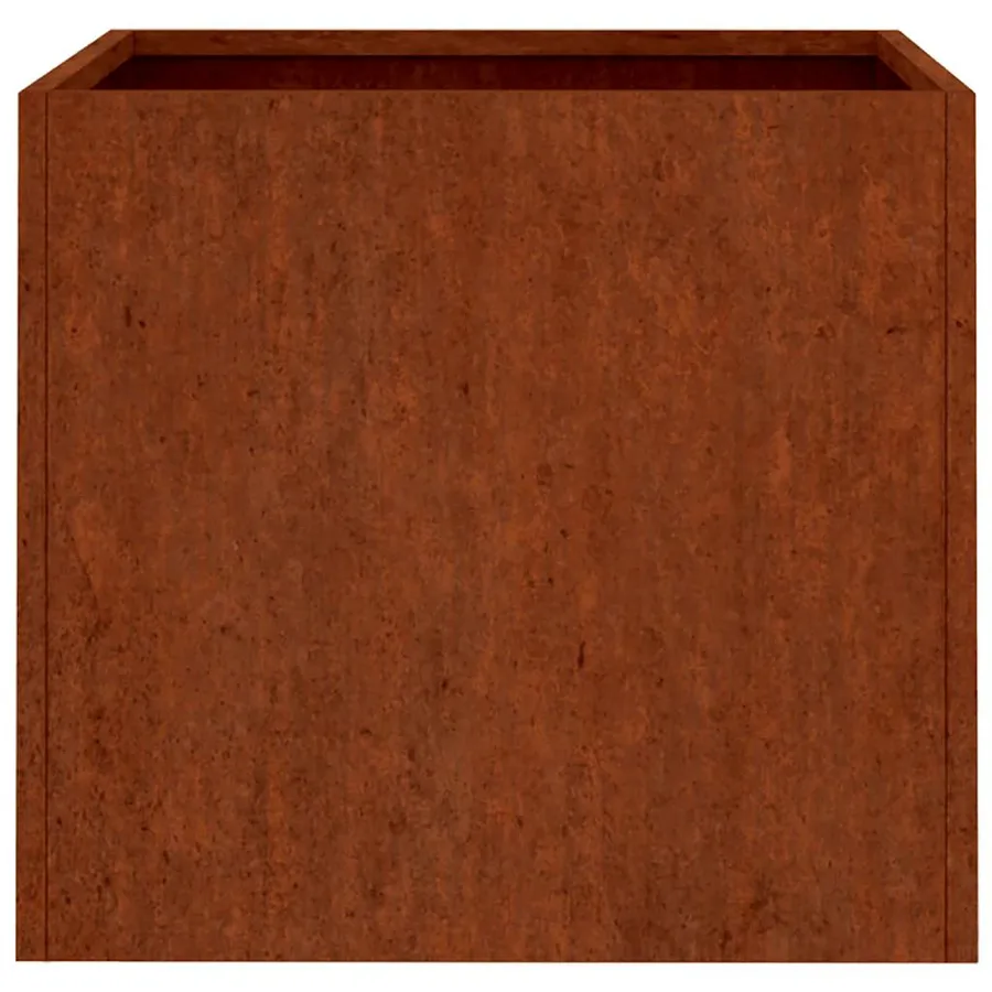 Jardinière 49x47x46 cm acier corten - 6