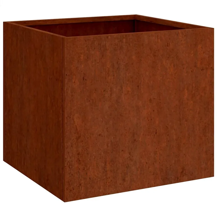 Jardinière 32x30x29 cm acier corten - 2