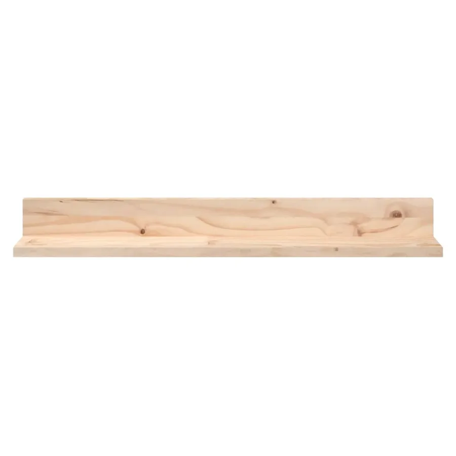 Étagères murales 2 pcs 80x11x9 cm Bois de pin massif - 3