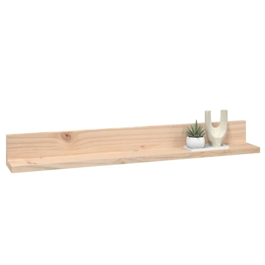 Étagères murales 2 pcs 80x11x9 cm Bois de pin massif - 6
