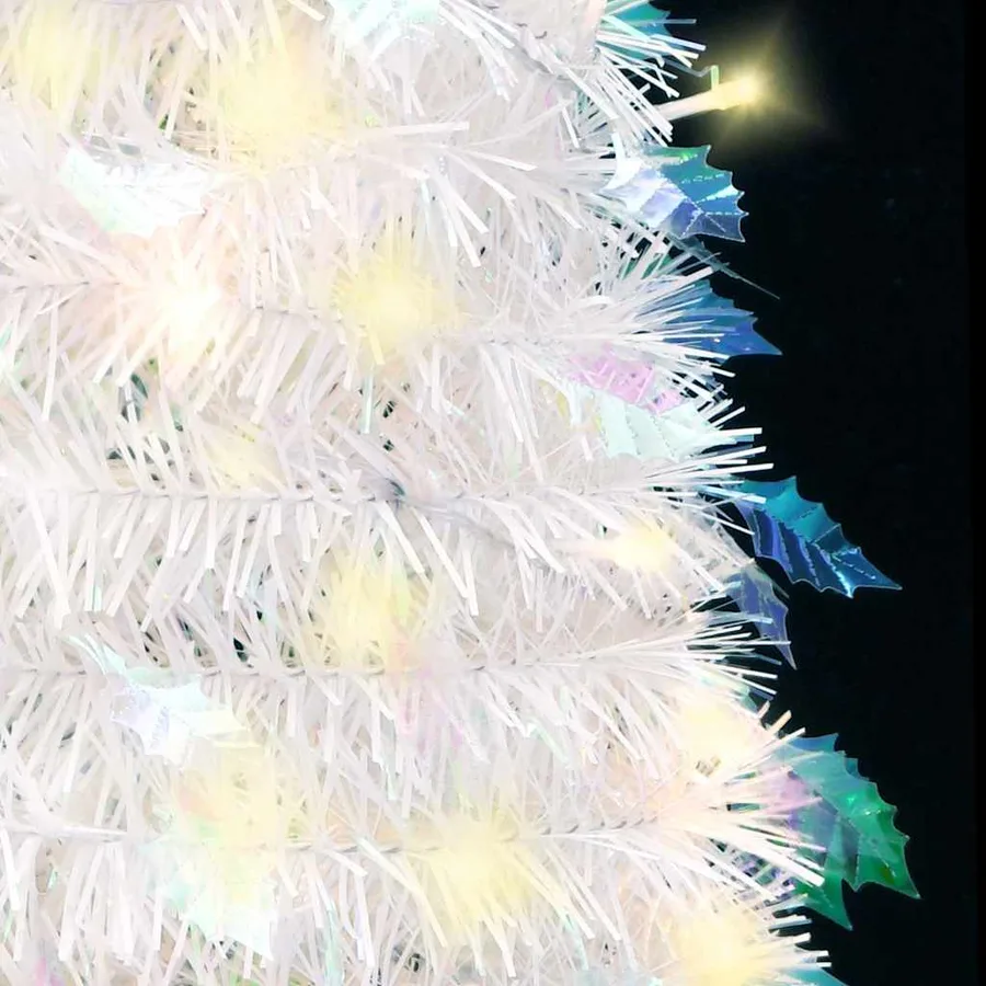 Sapin de Noël artificiel escamotable 200 LED blanc 210 cm - 4