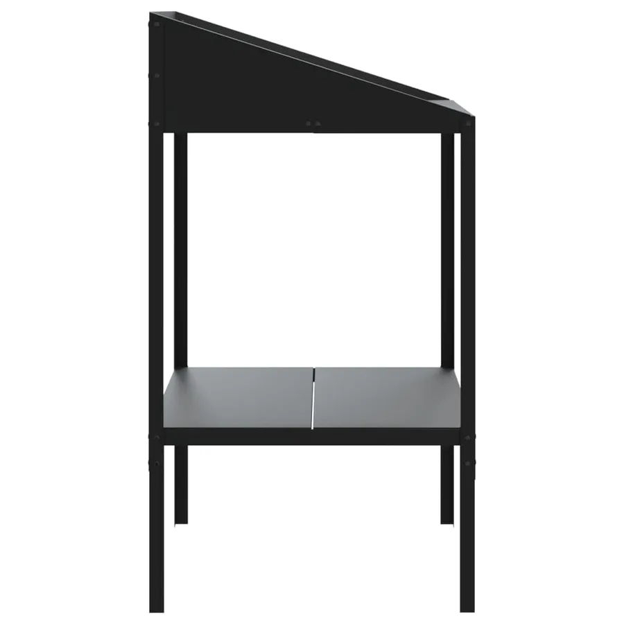 Support pour plantes anthracite 56,5x54,5x100cm acier galvanisé - 4