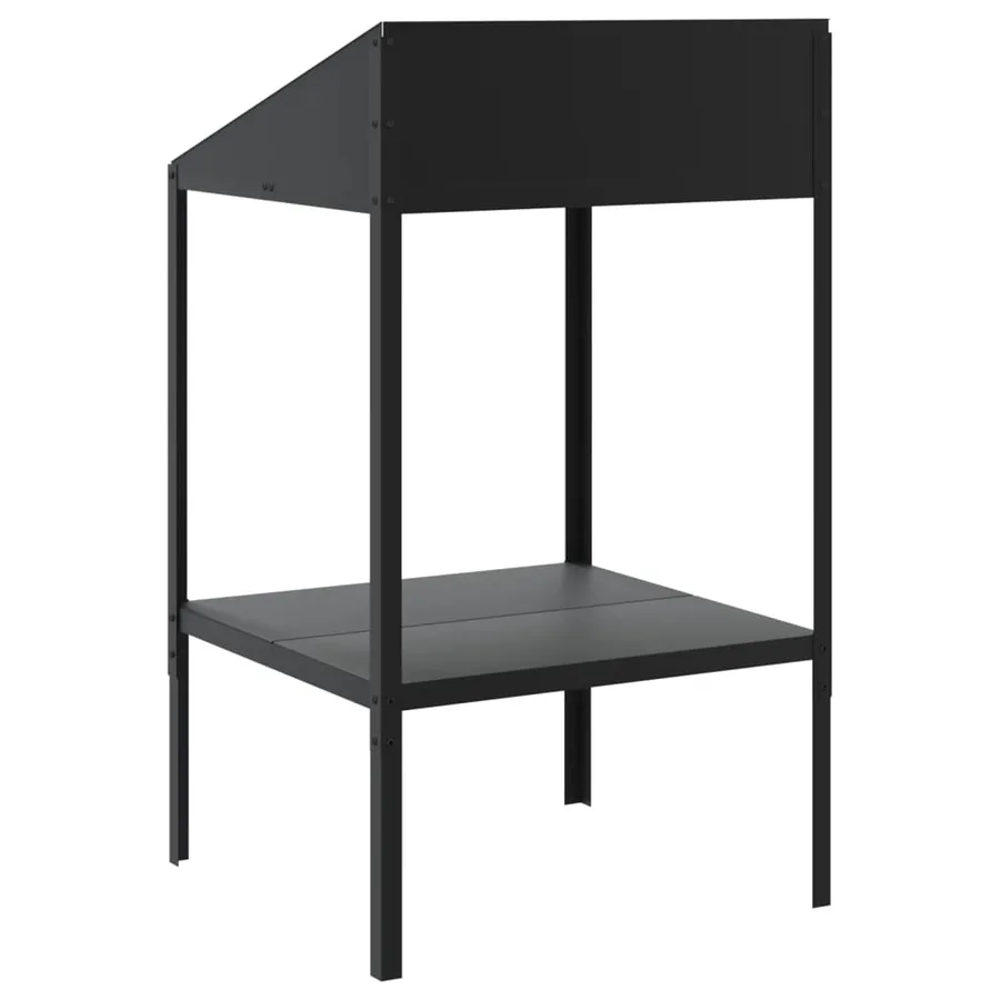 Support pour plantes anthracite 56,5x54,5x100cm acier galvanisé - 5