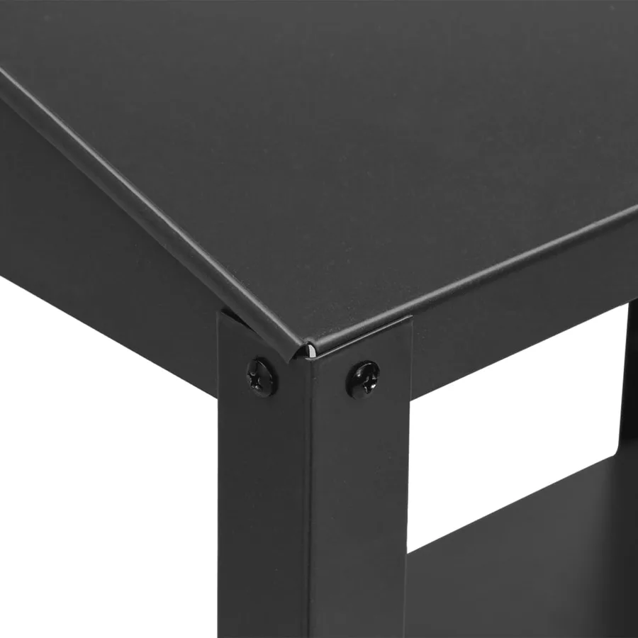 Support pour plantes anthracite 56,5x54,5x100cm acier galvanisé - 6